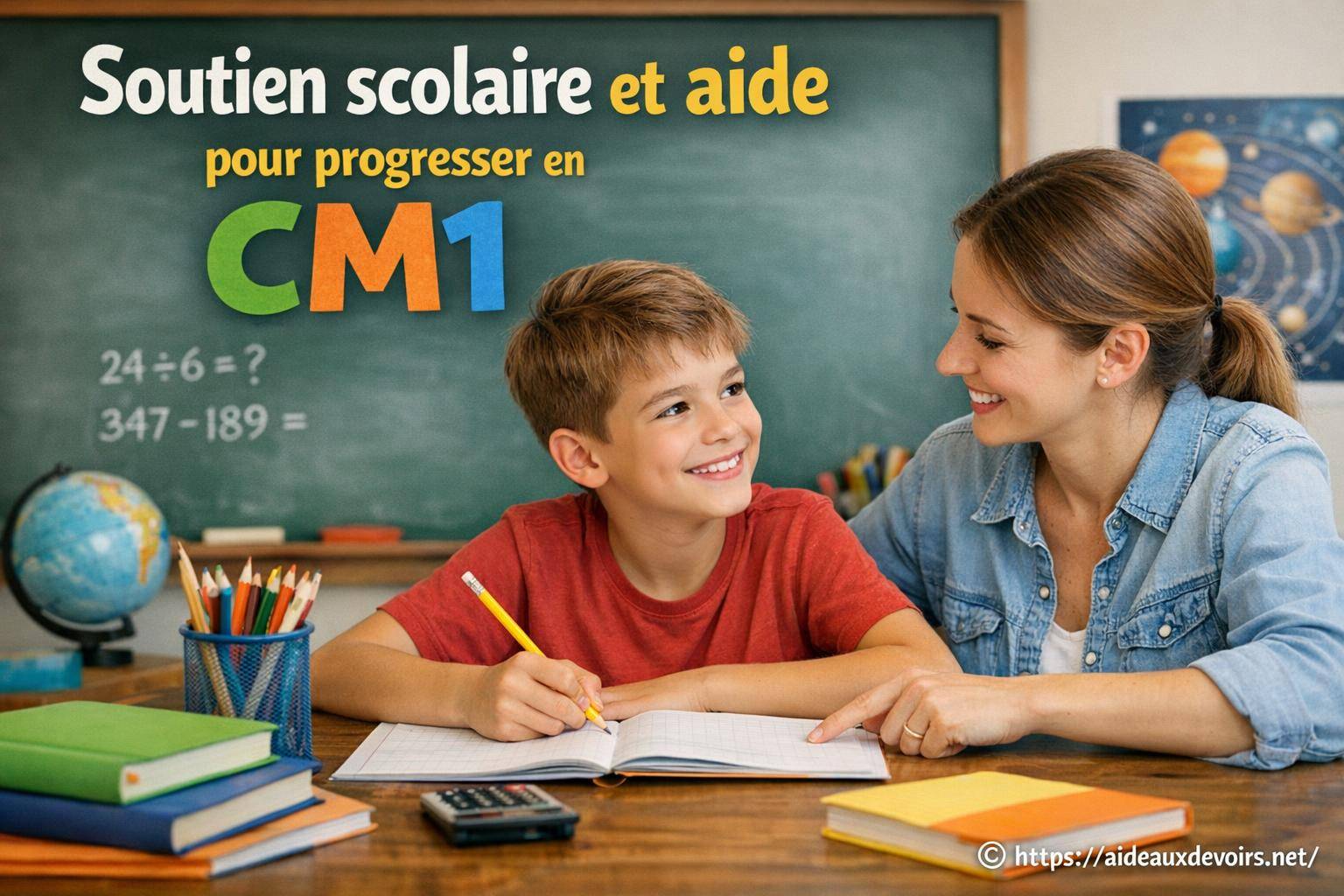 Soutien scolaire et aide pour progresser en CM1