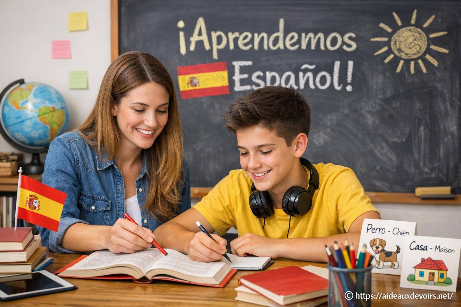 Soutien scolaire et aide pour progresser en espagnol