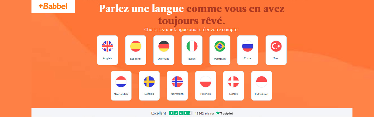 apprendre une langue sur Babbel