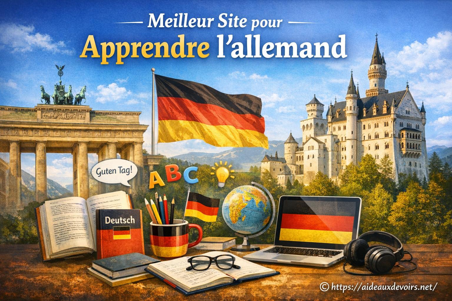 Meilleur site pour apprendre l'allemand en 2026