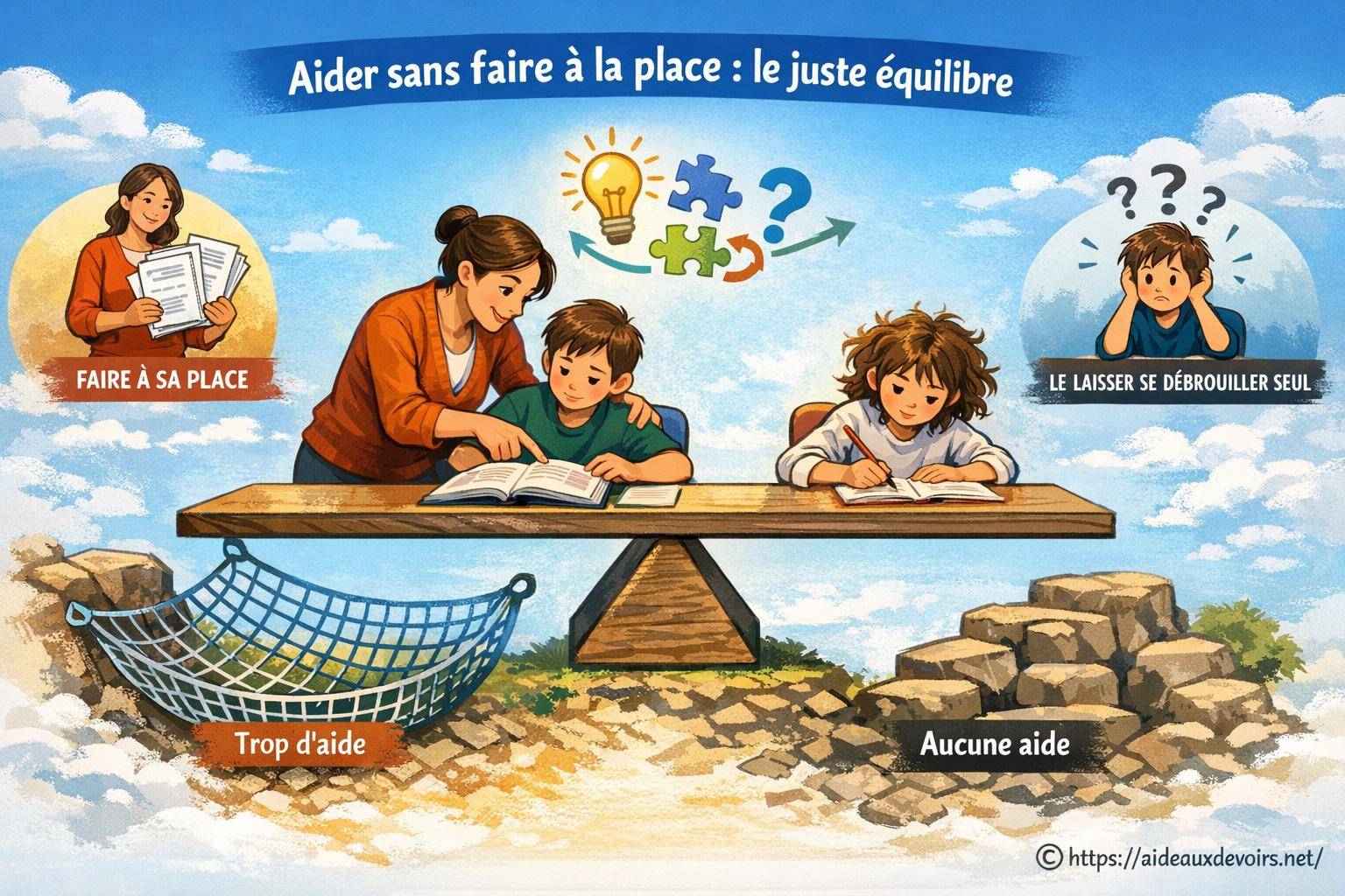 Aider sans faire à la place : comment trouver le juste équilibre