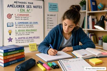 Méthodes efficaces pour améliorer ses notes en 4e