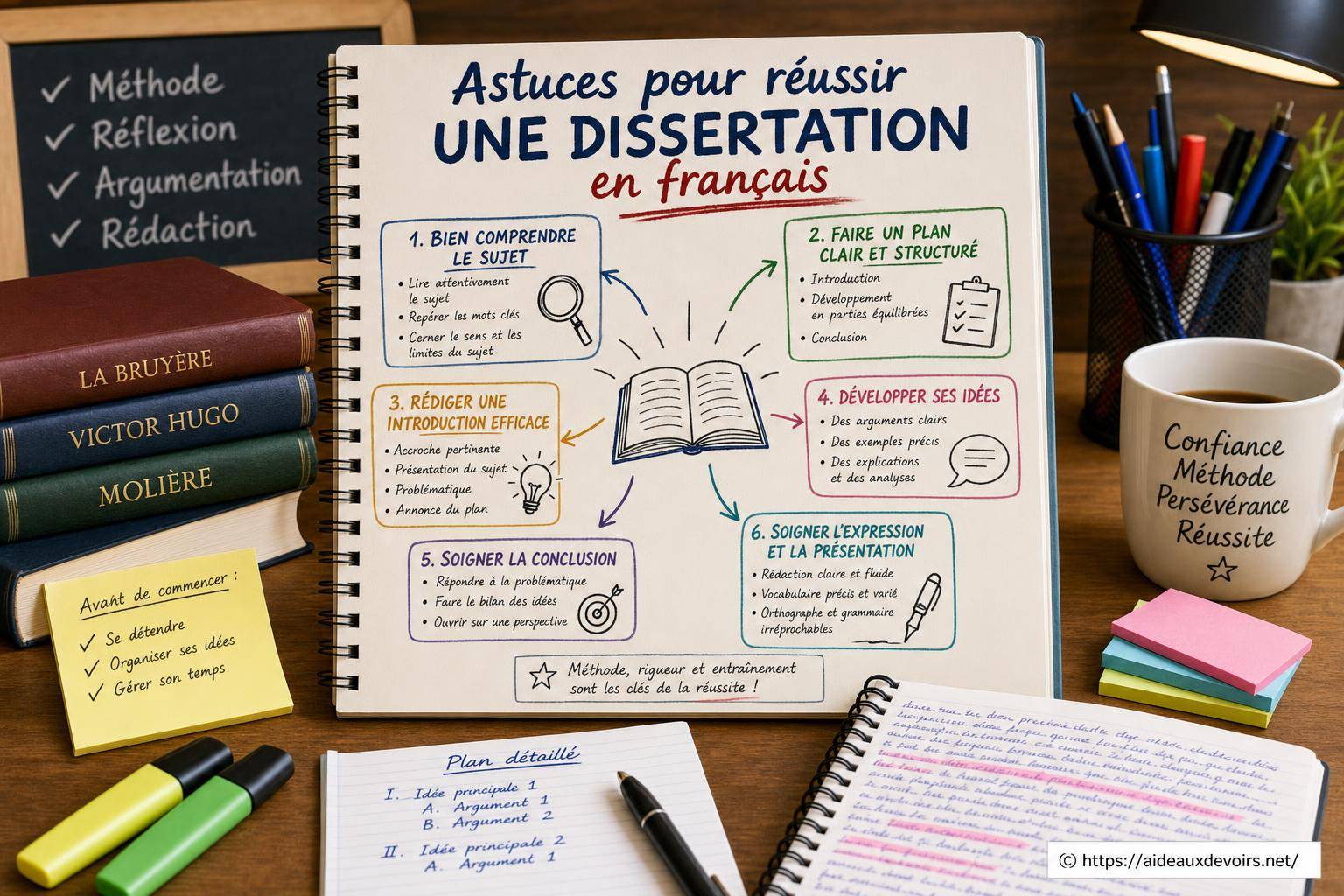 Astuces pour réussir une dissertation en français facilement