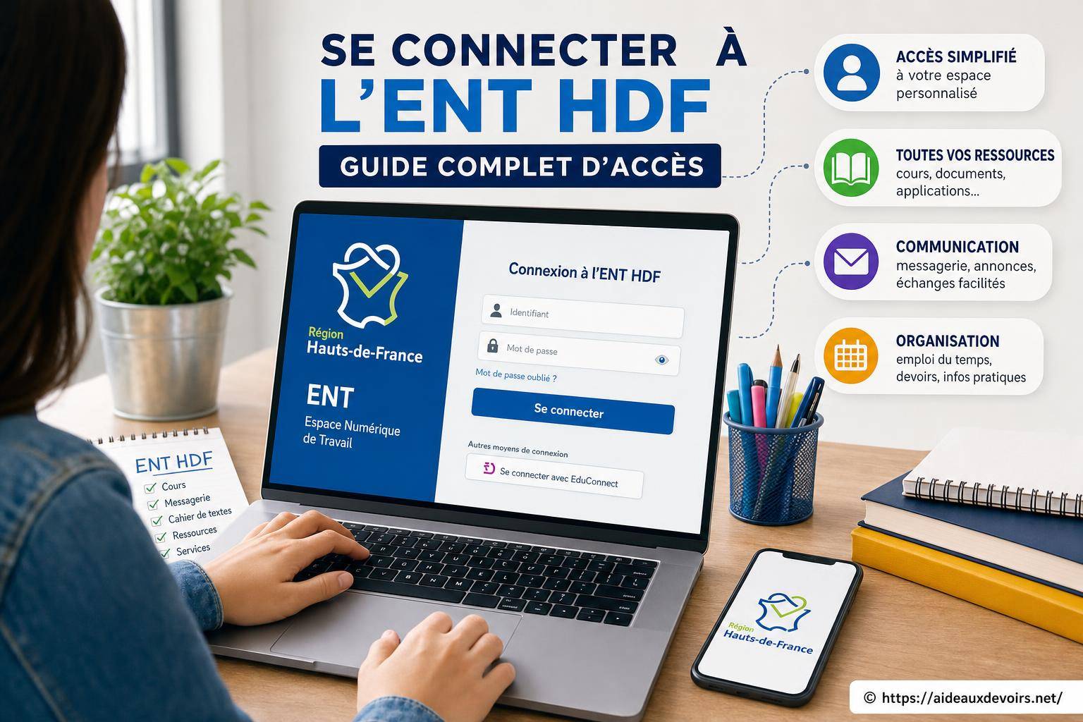 Se connecter à l'ENT HDF : guide complet pour un accès facile