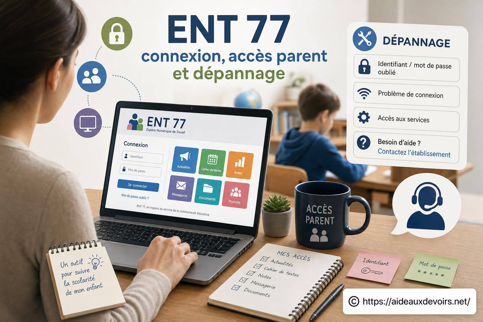 Ent 77 : comment réussir la connexion et résoudre les problèmes d'accès parent
