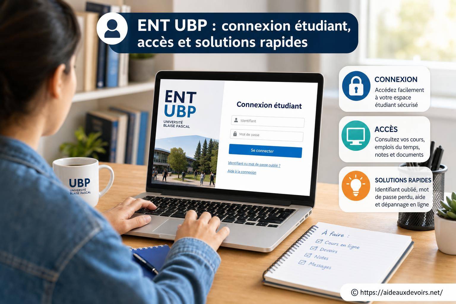 Ent ubp : guide pratique pour la connexion étudiant et l'accès rapide