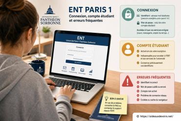 Ent Paris 1 : comment réussir la connexion et éviter les erreurs fréquentes