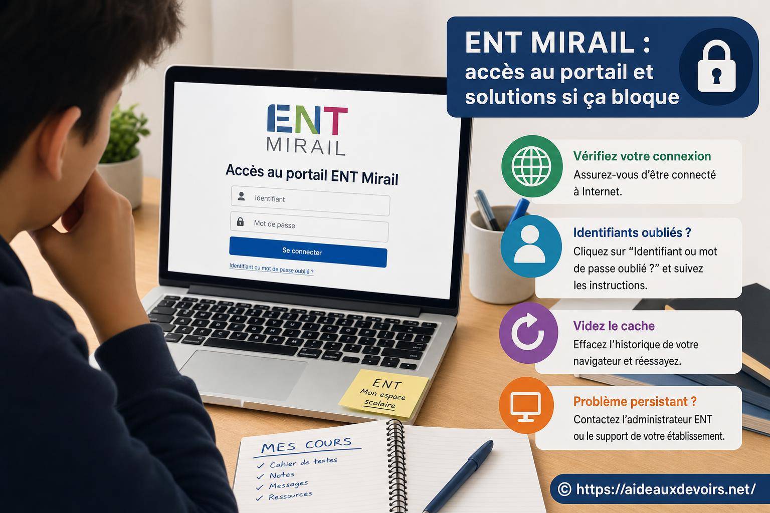 Ent Mirail : comment accéder au portail et que faire en cas de blocage ?