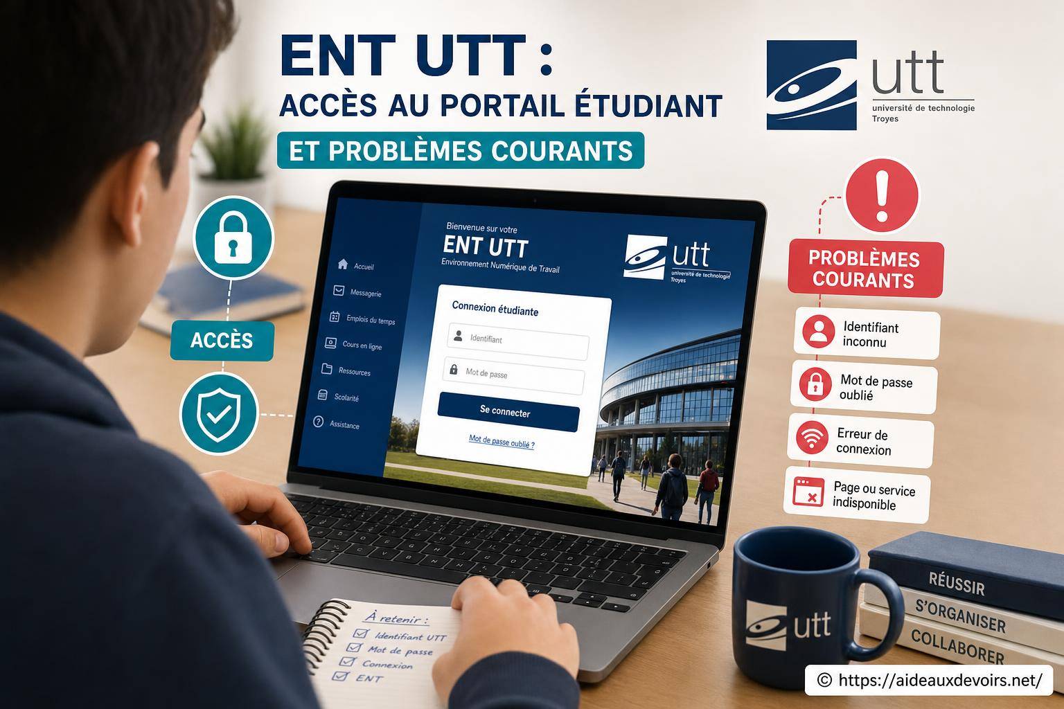 Ent UTT : comment accéder au portail étudiant et résoudre les problèmes courants ?
